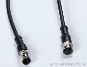 供應(yīng)m12連接器 m12航空連接器 如圖 帶led連接器廠家批發(fā)